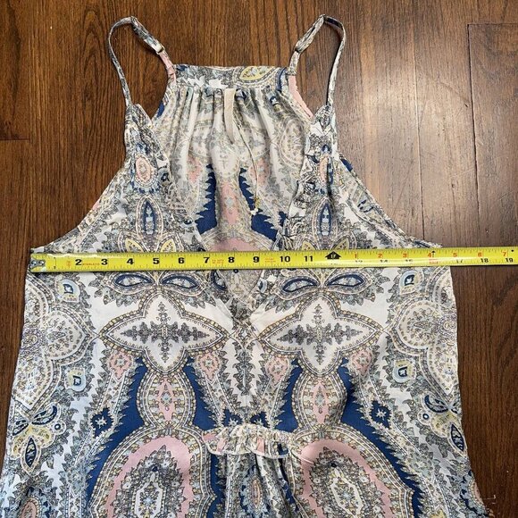 LOLA AUSTRALIA XS 100% Silk Slip Dress Nightie Lingerie Paisley Nightgown Neglig - Picture 3 of 16